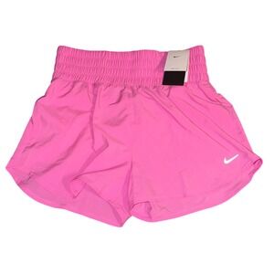 Nike Womens Dri-FIT One High-Rise Training Shorts Pink DX6642-675 Large NWT